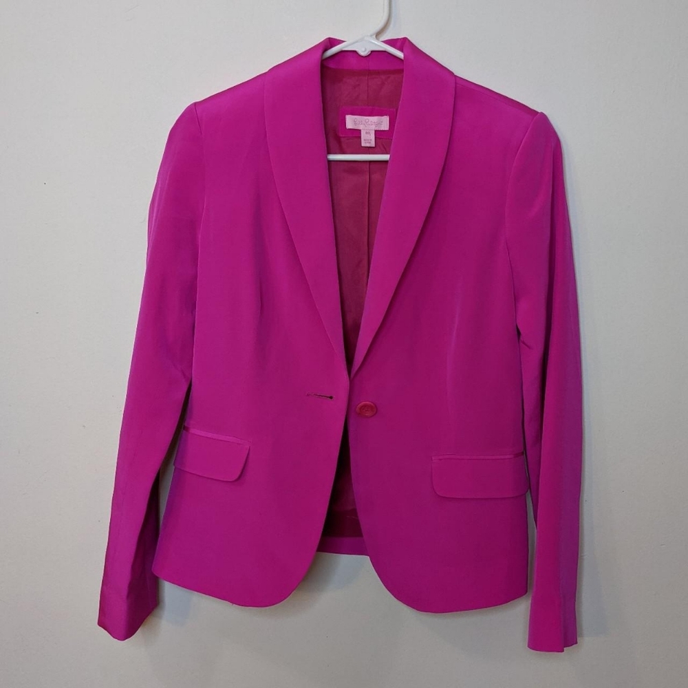 Hot pink blazer